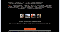 Desktop Screenshot of pestcontrolineastlondon.com